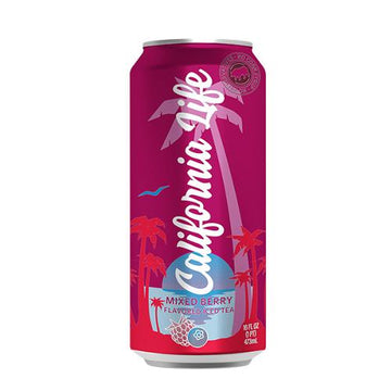 12 Pack x California Life Mixed Berry Iced Tea 473ml